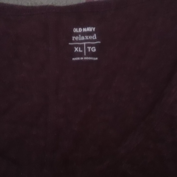 Two Old Navy Relaxed tank tops one in teal the other plum - Picture 3 of 6